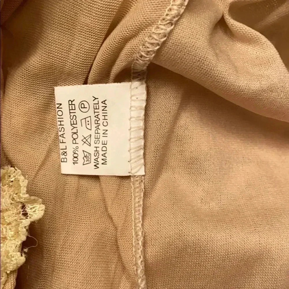 Knit skirt with lace overlay - Picture 6 of 8